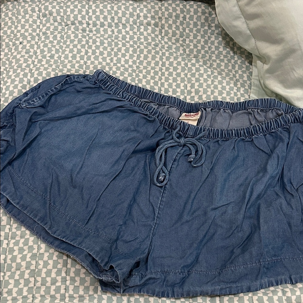 Moschino Blue Jean Shorts